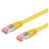 Goobay Kabelis LAN Patchcord CAT 6A S/FTP geltona 10m