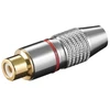 Goobay CKG 6.5 HQ R, RCA FM, Nerūdijantis plienas, 1 pc(s)