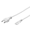 Goobay Type C, CEE 7/16 - C7 maitinimo laidas, 3 m, baltas