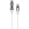 Goobay 74377, USB 3.0 A tipo, RJ45, 1 m, baltas