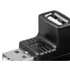 Goobay MANHATTAN 689208 Manhattan didelės spartos USB adapteris nuo vyriškos iki moters, 90 laipsnių