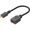 Goobay 58683, micro-HDMI, HDMI, kištukas, juodas, kištukas, kištukas