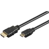 Goobay Didelės spartos HDMI kabelis su eternetu Mini HDMI kištukas A tipas> (74087)