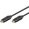 Goobay HDMI->HDMI S/S kabelis 5.0m 360° greitaeigis su Ethernet