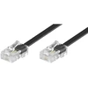 Goobay GOOBAY 10x ISDN Modulinis prijungimo kabelis 3 metrų juodas RJ45 jungtis 8P4C į RJ45 jungtis 8P4C - 50255