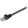 Goobay Kabelis krosinis patchcord U/UTP kat.5e CCA juodas 3m 68649