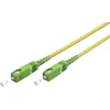 Goobay Šviesolaidinis kabelis (FTTH), vienmodis (OS2) geltonas, geltonas (simplex), 30 m – kabelio ilgis 30 m
