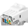 Goobay Gogobay 95739 Keystone modulis RJ45 CAT 5e, UTP, 100 MHz, baltas