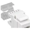 Goobay Gogobay 95740 Keystone modulis RJ45 CAT 6, UTP, 250 MHz, baltas
