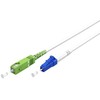 Goobay šviesolaidinis kabelis (FTTH), vienmodis (OS2) Baltas, baltas (Simplex), 25 m - Kabelio ilgis 25 m