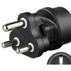 Goobay Pietų Afrikos tinklo adapteris, juoda