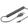 MicroUSB B - A susuktas laidas Goobay - 1m