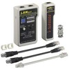 Goobay Tinklo kabelio testerių rinkinys, RJ-11, RJ-12, RJ-45, Trumpojo jungimo testavimas, LED, Juodas, 9 V, 80 mm