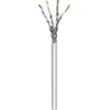 „Goobay“ | CAT 6a tinklo kabelis, S/FTP (PiMF) | 96094 | Kabelio tipas - apvalus kabelis. AWG 26/7 (daugiasienis). Skaitiklio skalė: taip. Kabelio apvalkalo skersmuo (apytiksliai) 6,3 mm. Vidinio laidininko medžiaga: CU (varis). Kabelio apvalkalo medžiaga: LSZH. Ekranų skaičius: 2. 1 tipas, ekranuojanti folija (aliuminis), PiMF. 2 tipas, ekranuojanti pynė (aliuminis). Atitinka LSZH reikalavimus: taip | • neterminuotas lankstus duomenų / jungiamasis kabelis, skirtas naudoti patalpose • dvigubai ekranuotas susuktos poros LAN kabelis • porų ekranavimas: PIMF (poros metalinėje folijoje) + išorinis ekranas: pynimas • Šis produktas nėra patvirtintas nuolatiniam montavimui pastatuose. | Pilkas