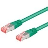 Goobay CAT 6 sujungimo kabelis, S / FTP (PIMF), žalias - kabelio ilgis 0,25 m