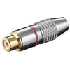 Goobay CKG 6.5 HQ R, RCA FM, Nerūdijantis plienas, 1 pc(s)