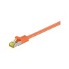 Goobay RJ-45 CAT7 25m, 25 m, Cat7, S/FTP (S-STP), RJ-45, RJ-45, Oranžinė