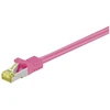 Goobay RJ-45 CAT7 5m, 5 m, Cat7, S/FTP (S-STP), RJ-45, RJ-45, Magenta