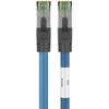 Goobay RJ45 (CAT 6A, 500 MHz) sujungimo kabelis su CAT 8.1 S/FTP neapdorotu kabeliu, mėlynas, 10m, 10 m, Cat8.1, S/FTP (S-STP), RJ-45, RJ-45, Mėlynas
