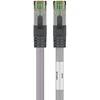 Goobay RJ45 (CAT 6A, 500 MHz) tinklo kabelis su CAT 8.1 S/FTP neapdorotu kabeliu, pilkas, 15 m, 15 m, Cat8.1, S/FTP (S-STP), RJ-45, RJ-45, pilkas
