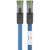 Goobay RJ45 (CAT 6A, 500 MHz) tinklo kabelis su CAT 8.1 S/FTP neapdorotu kabeliu, mėlynas, 15m, 15 m, Cat8.1, S/FTP (S-STP), RJ-45, RJ-45, mėlynas