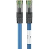 Goobay RJ45 (CAT 6A, 500 MHz) sujungimo kabelis su CAT 8.1 S/FTP neapdorotu kabeliu, mėlynas, 10m, 10 m, Cat8.1, S/FTP (S-STP), RJ-45, RJ-45, Mėlynas