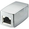 Goobay RJ45 modulinė jungtis, CAT 6, RJ-45, sidabrinė, lizdas, tiesus, nikelis, cinkas, Cat6