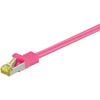 Goobay RJ45 pataisinis kabelis, CAT 6A S/FTP (PiMF), 500 MHz su CAT 7 neapdorotais kabeliais, purpurinė – laido ilgis 30 m