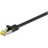 Goobay RJ45 tinklo kabelis CAT 6A S/FTP (PiMF), 500 MHz, su CAT 7 neapdorotu kabeliu, juodas, 20m, 20 m, Cat7, S/FTP (S-STP), RJ-45, RJ-45, juodas