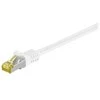 Goobay RJ45 tinklo kabelis CAT 6A S/FTP (PiMF), 500 MHz, su CAT 7 neapdorotu kabeliu, balta, 30m, 30 m, Cat7, S/FTP (S-STP), RJ-45, RJ-45, Balta