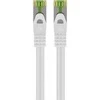 Goobay RJ45 jungiamasis laidas su CAT 8.1 S/FTP žaliu kabeliu, AWG 26, baltas, 20m, 20 m, Cat8.1, S/FTP (S-STP), RJ-45, RJ-45, baltas