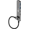 Goobay Plonas 4 prievadų USB šakotuvas, USB-C™ į USB-C™/USB-A, 5 Gbps