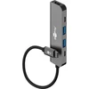 Goobay plonas 5 prievadų USB šakotuvas su HDMI™ 5 Gbps