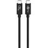 Goobay Sync & Charge USB-C kabelis, USB4 Gen 3x2, 240 W, 0,7 m, 0,7 m, USB C, USB C, USB4 Gen 3x2, 40 Gbit/s, Juoda
