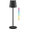Goobay Belaidis LED stalinis šviestuvas, dydis M, 38 cm, RGBW, juodas