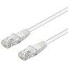 Goobay Kabelis łączący RJ-45, Cat 6 , U/UTP, balta, 1.5 m (95598)