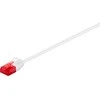 Goobay CAT 6 U/UTP Plonas LAN Patchcord kabelis, Baltas 1 m