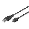 Goobay USB 2.0 Hi-Speed laidas, juodas, 1,8 m, 1,8 m, USB A, Mini-USB B, USB 2.0, 0,48 Gbit/s, juodas