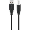 Goobay Kabelis USB A kištukas – B kištukas 3m juodas