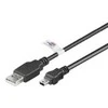 Kabelis USB Goobay USB-A - miniUSB 3 m Juodas (93903)