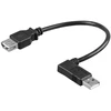 USB Goobay kabelis USB-A - USB-A 0,3 m juodas (RB95705)