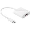 Goobay USB-C/DisplayPort, USB-C, DisplayPort, Kištukas/Lizdas, Balta