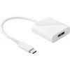 Goobay USB-C/DisplayPort, USB-C, DisplayPort, Kištukas/Lizdas, Balta