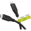Goobay | USB-C Cable, USB 3.2, 60 W, 10 Gbit/s, Power Delivery, 1.5 m | 74206