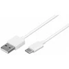 Goobay Kabelis USB-C - USB tipo A 2.0 Apvalus Baltas 3m