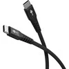 „Goobay“ | USB-C itin minkštas tekstilinis laidas su metaliniais kištukais, 1 m