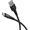 „Goobay“ | USB-C į USB-A itin minkštas tekstilinis laidas su metaliniais kištukais | 74527