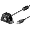 Goobay 2m USB 2.0 ilgintuvas su fiksuotu tvirtinimu