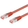 Good Connections Geras ryšys Geras ryšys RNS® Komutacinis kabelis su apsauga nuo įspraudimo, Cat. 6, S / FTP, PiMF, PVC, 250MHz, Raudona, 0.5m, geras ryšys (8060-005R)