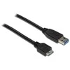 Good Connections Geros jungtys Micro USB 3.0 Kabelis 2m USB-A Stecker/Micro-B Stecker